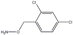Chemical structure of O-[(2,4-dichlorophenyl)methyl]hydroxylamine