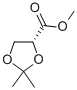 Structure of (R)-(+)-2,2-DIMETHYL-1,3-DIOXOLANE-4-CARBOXYLIC ACID METHYL ESTER