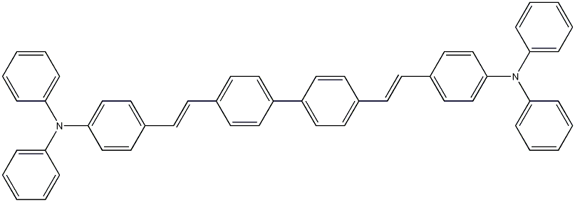 4,4'-Bis[4-(diphenylamino)styryl]biphenyl结构式