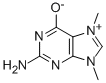 Structure of 7,9-DIMETHYLGUANINE