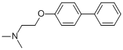 Structure of [2-(BIPHENYL-4-YLOXY)-ETHYL]-DIMETHYL-AMINE
