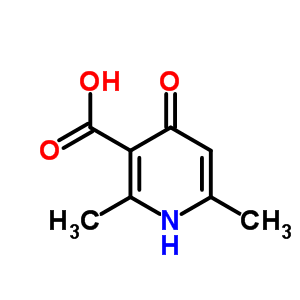 Structure of 2,6-dimethyl-4-oxo-1,4-dihydropyridine-3-carboxylic acid