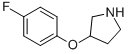 Structure of 3-(4-FLUOROPHENOXY)PYRROLIDINE