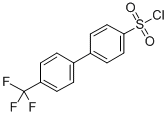 Structure of (4-[4-(TRIFLUOROMETHYL)PHENYL]PHENYL)SULFONYLCHLORIDE