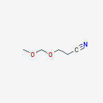 Structure of 3-(methoxymethoxy)propanenitrile