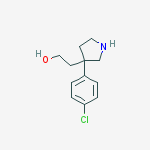 Structure of 2-(3-(4-Chlorophenyl)pyrrolidin-3-yl)ethanol