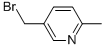 Structure of Pyridine, 5-(chloromethyl)-2-methyl-
