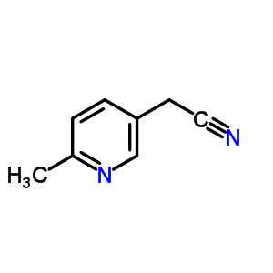 Structure of (6-methylpyridin-3-yl)acetonitrile