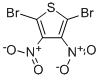 Structure of 2,5-DIBROMO-3,4-DINITROTHIOPHENE