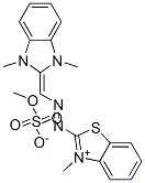 Chemical structure of Basic Yellow 24