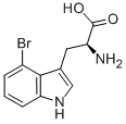 Structure of 4-BROMO-L-TRYPTOPHAN