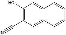 Structure of 2-Naphthalenecarbonitrile, 3-hydroxy-