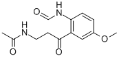 Structure of N-γ-Acetyl-N-2-formyl-5-methoxykynurenamine