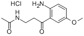 Structure of N-acetyl-5-methoxy kynurenamine