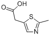 Structure of (2-METHYL-1,3-THIAZOL-5-YL)ACETIC ACID