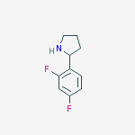 Structure of 2-(2,4-Difluorophenyl)pyrrolidine