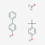 Structure of Formaldehyde, polymer with 1,1-biphenyl-4-ol and 4-(1,1-dimethylethyl)phenol