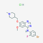 Structure of VANDETANIB (HYDROCHLORIDE), 98%