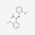 (E)-2-METHOXY-N'-(2-METHOXYPHENYL)BENZENE-1-CARBOXIMIDAMIDE结构式