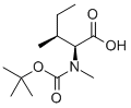 Structure of Boc-N-Methyl-L-isoleucine