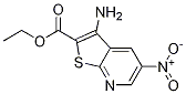 Structure of 3-Amino-5-nitrothieno[2,3-b]pyridine-2-carboxylic acid ethyl ester
