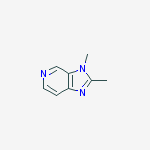 Structure of 3H-Imidazo[4,5-c]pyridine, 2,3-dimethyl-