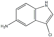 Structure of 3-Chloro-1H-indol-5-aMine