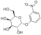 3-硝基苯基-Α-D-吡喃半乳糖苷结构式