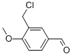 Structure of 3-(chloromethyl)-p-anisaldehyde