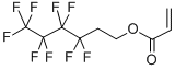 Structure of 2-(Perfluorobutyl)ethyl acrylate