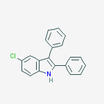 Structure of 5-chloro-2,3-diphenyl-1h-indole