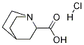 Structure of 1-Azabicyclo[2.2.2]octane-2-carboxylic acid, hydrochloride