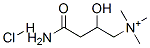 Structure of [(±)-(4-amino-2-hydroxy-4-oxobutyl)trimethylammonium] chloride