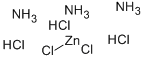 Structure of AMMONIUM ZINC CHLORIDE