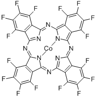 Structure of COBALT(II) 1,2,3,4,8,9,10,11,15,16,17,18,22,23,24,25-HEXADECAFLUORO-29H,31H-PHTHALOCYANINE