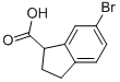 Structure of 6-BROMO-2,3-DIHYDRO-1H-INDENE-1-CARBOXYLIC ACID