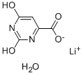 Structure of OROTIC ACID LITHIUM SALT MONOHYDRATE