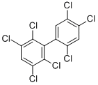 Structure of 2,2,3,4,5,5,6-HEPTACHLOROBIPHENYL
