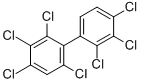Structure of 2,2,3,3,4,4,6-HEPTACHLOROBIPHENYL