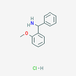 (2-methoxyphenyl)-phenylmethanamine;hydrochloride结构式