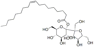 Structure of alpha-d-Glucopyranoside, beta-d-fructofuranosyl, (Z)-9-octadecenoate