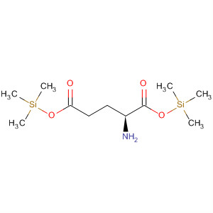 Structure of L-Glutamic acid, bis(trimethylsilyl) ester