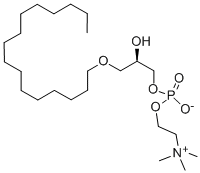 Structure of 1-O-HEXADECYL-SN-GLYCERO-3-PHOSPHOCHOLINE