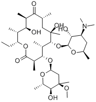 Structure of Berythromycin [USAN:INN]