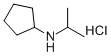 Structure of Cyclopentyl-isopropyl-aminehydrochloride