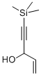 5-TRIMETHYLSILYL-1-PENTEN-4-YN-3-OL结构式