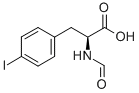 (2S)-2-(Formylamino)-3-(4-iodophenyl)propionic acid, N-[(1S)-1-Carboxy-2-(4-iodophenyl)ethyl]formamide, (2S)-2-(Formylamino)-3-(4-iodophenyl)propanoic acid结构式