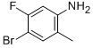 Structure of 4-BROMO-5-FLUORO-2-METHYLANILINE