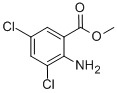 Structure of METHYL 2-AMINO-3,5-DICHLOROBENZOATE