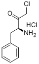 Structure of H-PHE-CHLOROMETHYLKETONE HCL